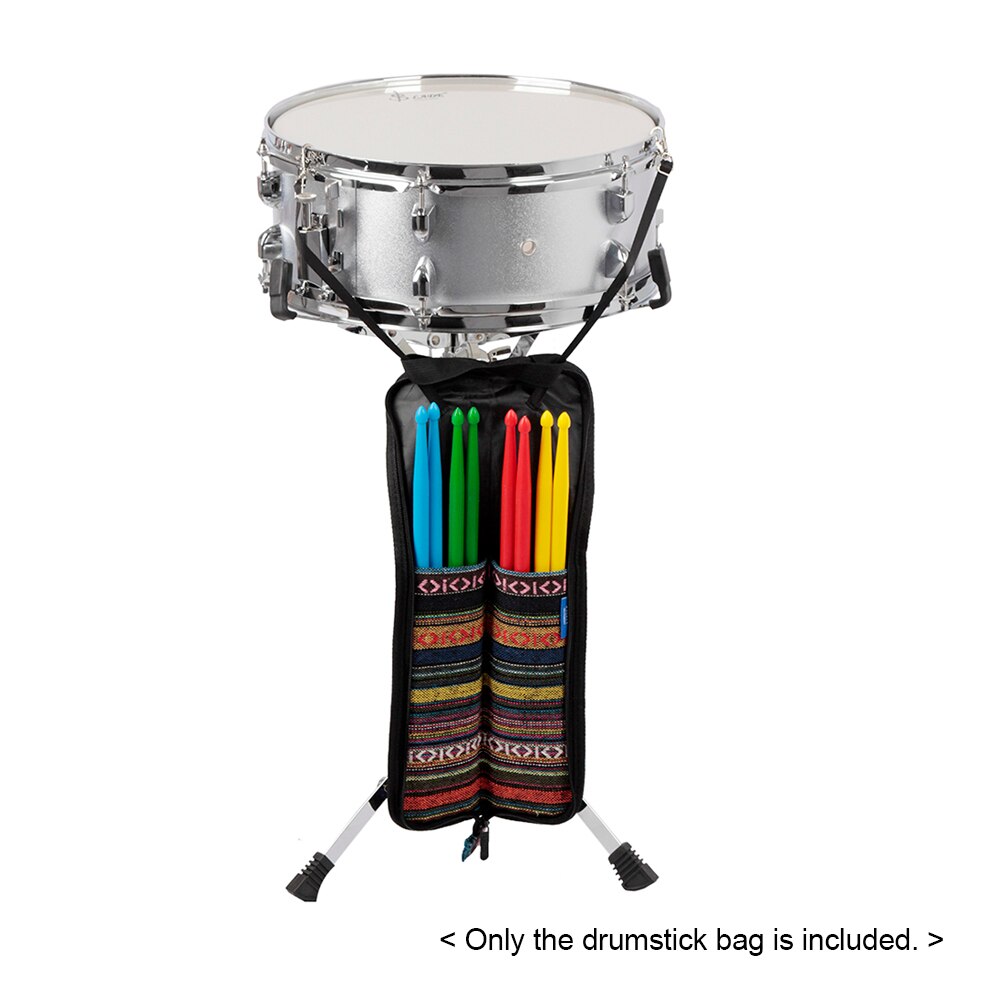 Special National Style Drum Stick Drumsticks Mallet Bag Case Cotton Material With Hanging Hooks