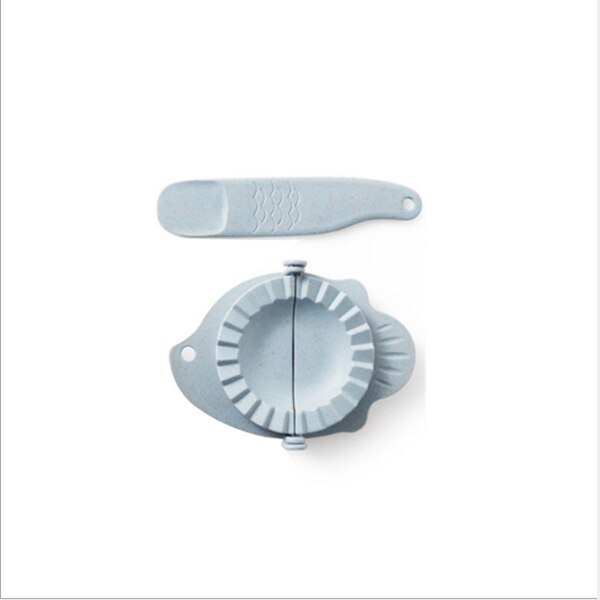Dumpling Mold For Modeling Dumplighs DIY Dumpligh Maker Tool Wheat Straw Jiaozi Mold For Baking Kitchen Gadgets Accessories: Blue  Dumpling Mold