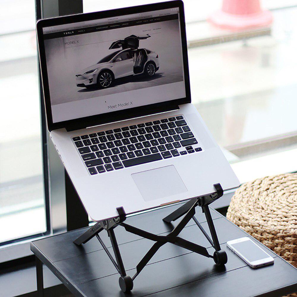 Bärbar stativ justerbar hopfällbar halkfri bärbar hållare för macbook pro air ipad tillbehör hopfällbart bärbart fäste stöd