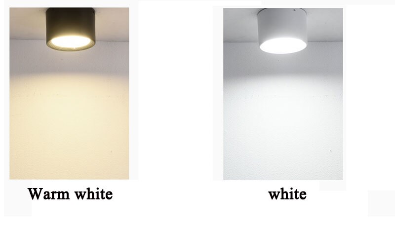 Oberfläche Montiert 12W 15W LED downlight Fahrer Decke Lampen 5W 7W 9W cob led spot lichter Decke Leuchten Beleuchtung WEIß