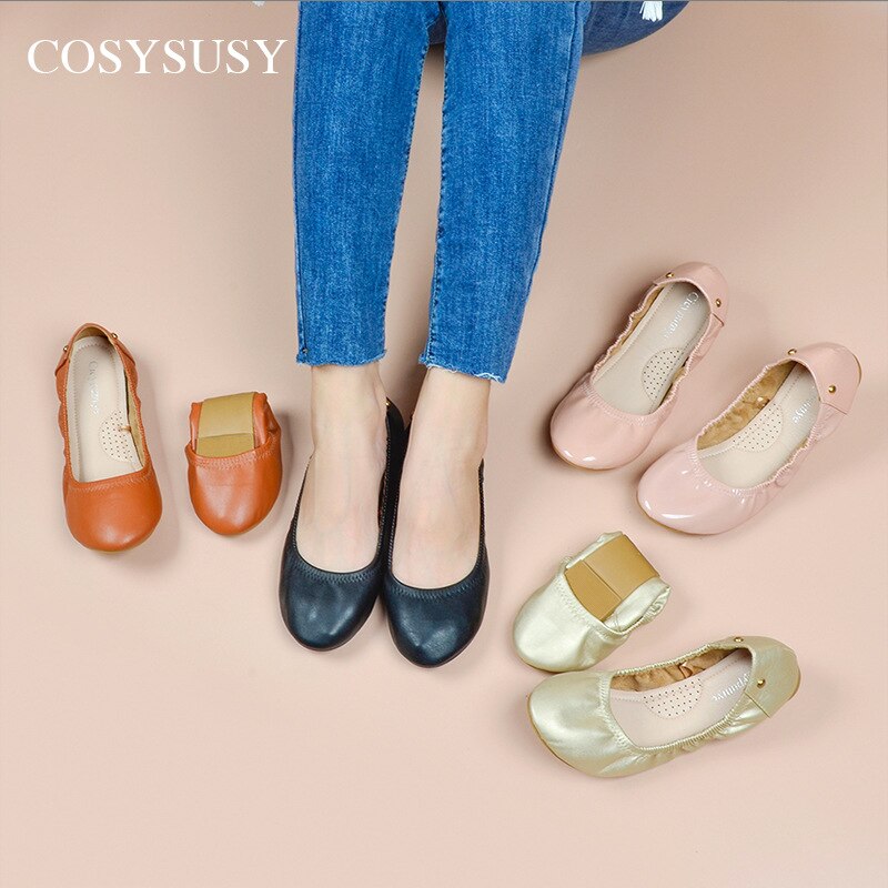 Chaussures simples à tête ronde pour femmes, plates et à rivets, en rouleau d'œuf, respirantes et décontractées, avec pédale, pour le printemps et l'été