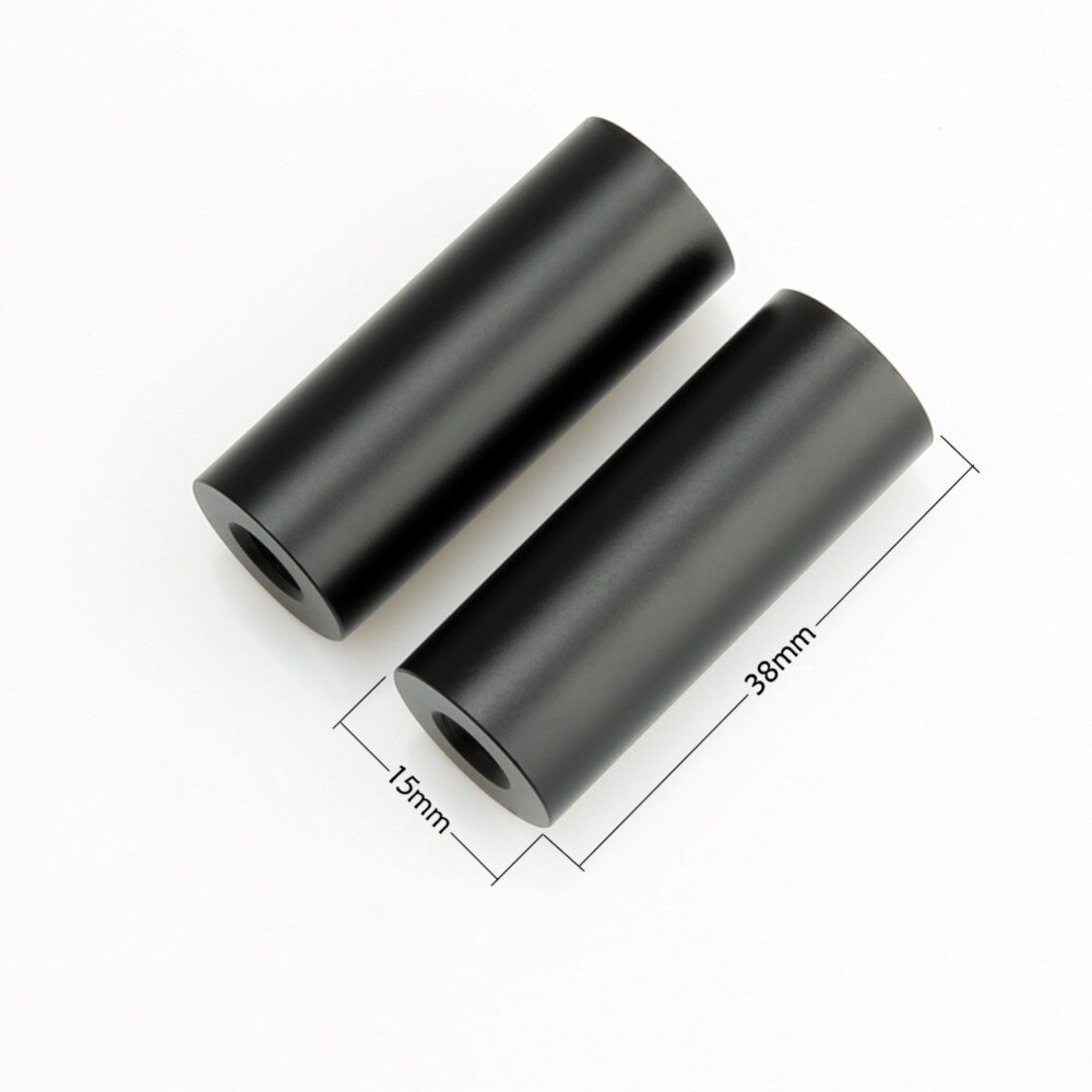 NICEYRIG 15mm Kamera Fotografie Studio Serie Schiene Aluminium Legierung Stange 1/4-20 M12 Weibliche Gewinde 3,8 cm (1,5 zoll) mit Schraube