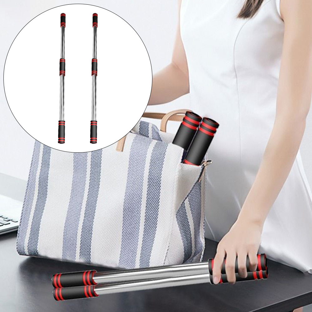 2 stück heimfitness-yoga-sticks zur korrektur von schulter- und rückenschmerzen, abnehmbar, tragbar, aus aluminiumlegierung, praktisch