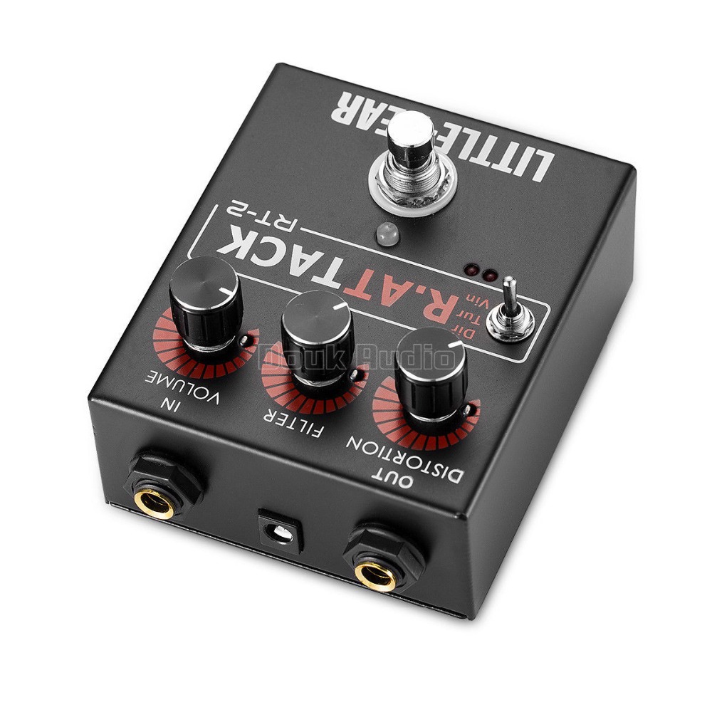Kleine Beer Hifi Elektrische Gitaar Effector 3 Rat Model Vies/Turbo/Vintage Stomp Box Pedaal Lm308an Gitaarversterker