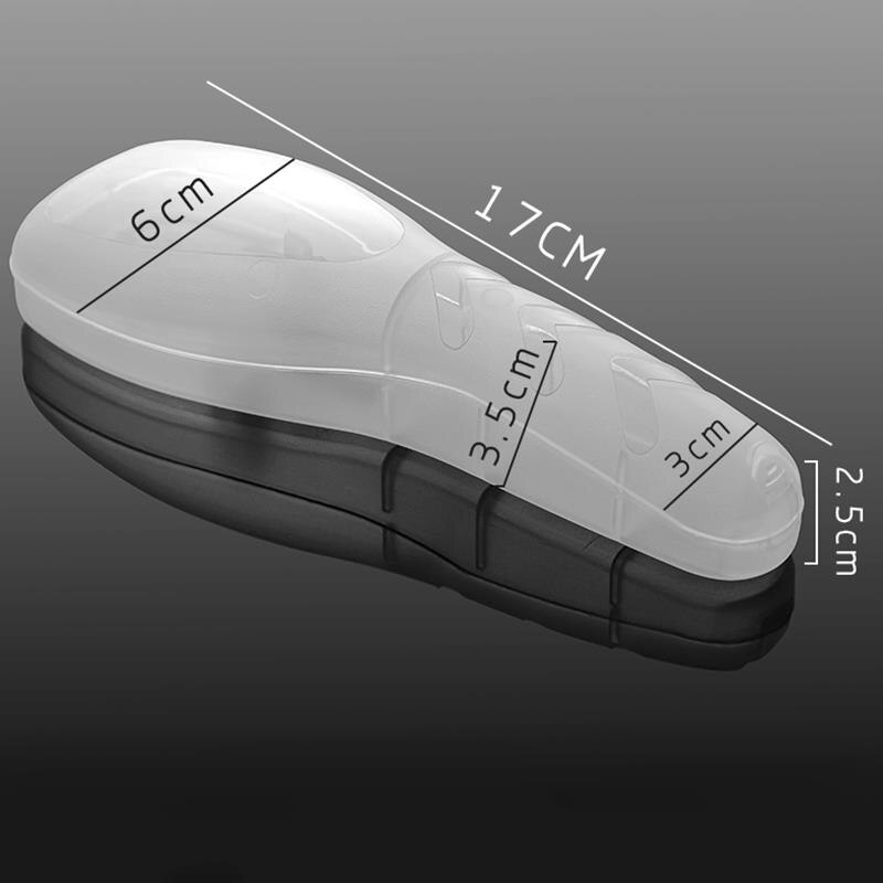 Men'S Razor Box Razor Blades Holder Shaving Machine Storage Box Shaver Travel Case Transparent Razor Storage Box