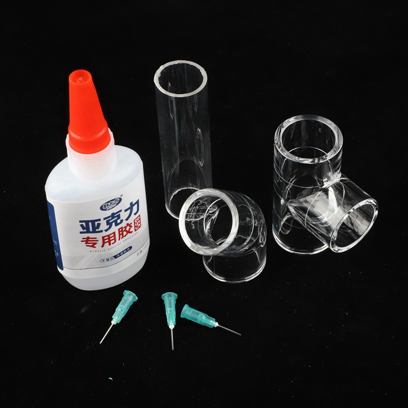 1 ~ 5Pc 50ml PMMA Acryl Rohr Kleber Schnelle Aushärtung Plexiglas Klebstoff Für Acryl Rohr Platte DIY Aquarium fisch Panzer Wasser Stecker
