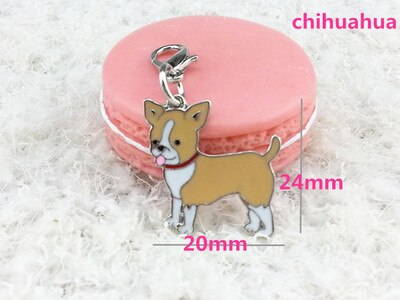 Disco de identificación para perro colgante de 25mm con placa de identificación de Mascota, accesorios de esmalte, Collar con etiqueta para perro, etiquetas de identificación en 15 colores: A5