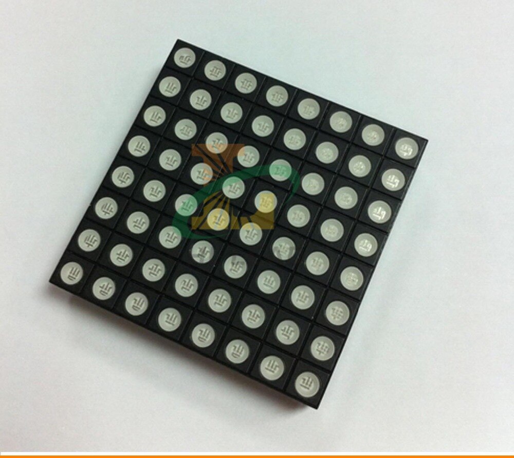10pcs RGB 5mm 8x8 LED Dot Matrix Display Common ANODE semi-outdoor 60*60 Multi-color digital tube