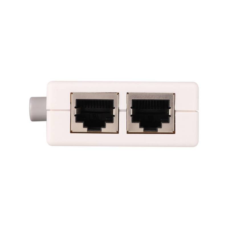 EDAL Mini 2 Port RJ45 RJ-45 Network Switch Ethernet Network Box Switcher Dual 2 Way Port Manual Sharing Switch Adapter HUB