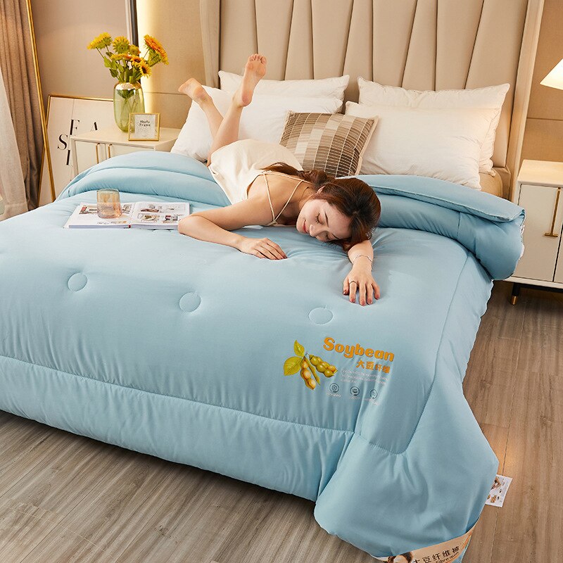Super Warm Quilt Spring Plush Winter Blanket 1.5kg Single Quilt Thickened Warm Autumn Comforter Core