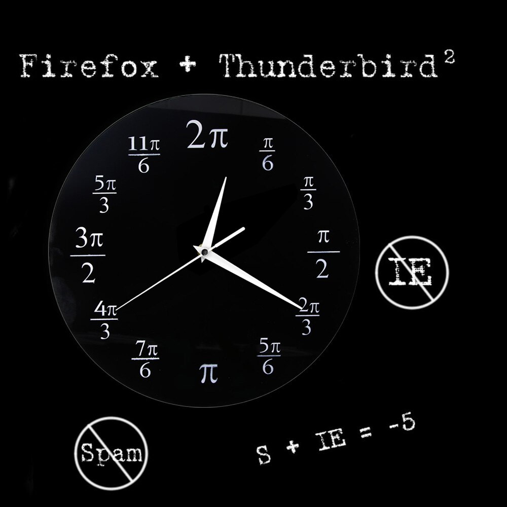 Horloge Pi Pop Quiz maths murale | Horloge mathématique, équitation mathématique, Geeky, maison, horloge Unique idée pour les amateurs de maths