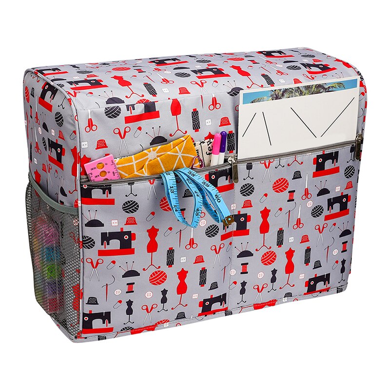 Symaskine dust cover tegneserie lille frisk symaskine cover beskyttende dust case husholdning kvinder