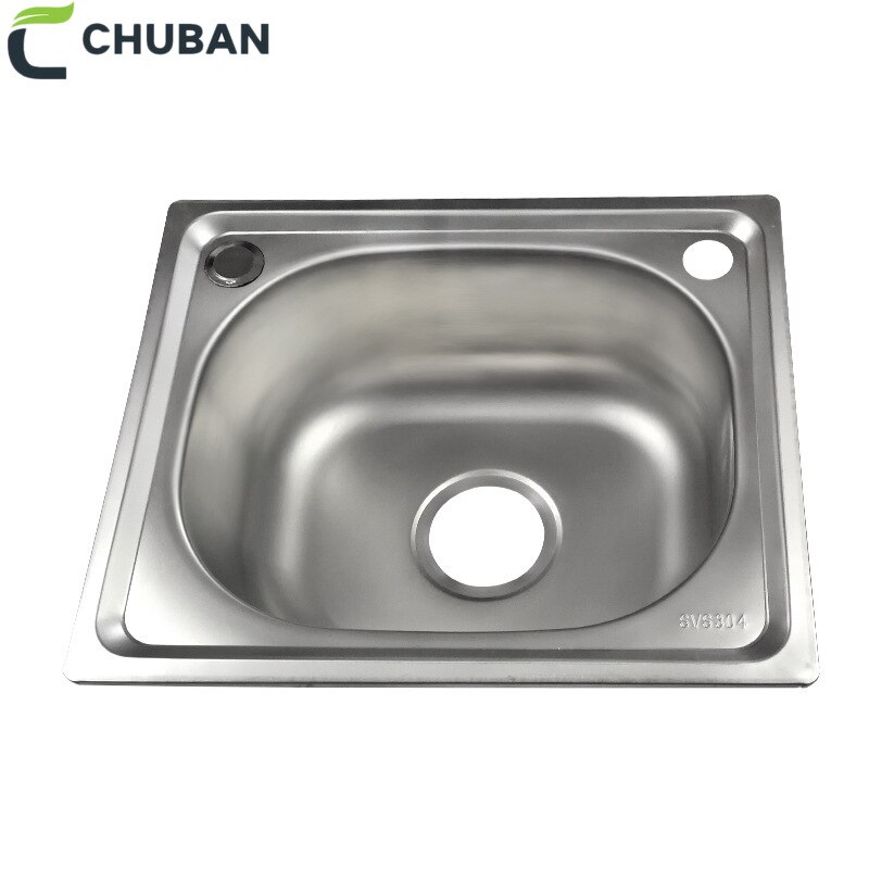 CHUBAN Stainless Steel Sink Single Sink Single Basin Wash Kitchen Wash Basin Wash Basin Kitchen Sinks Without Faucet A112