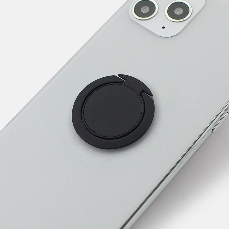 Ultra-cienki Stent akcesoria stojak na telefon komórkowy stojak palec serdeczny dla iphone 8 7 6 xiaomi mi8 5 plus uchwyt samochodowy stojak Smartphone: A42-Black