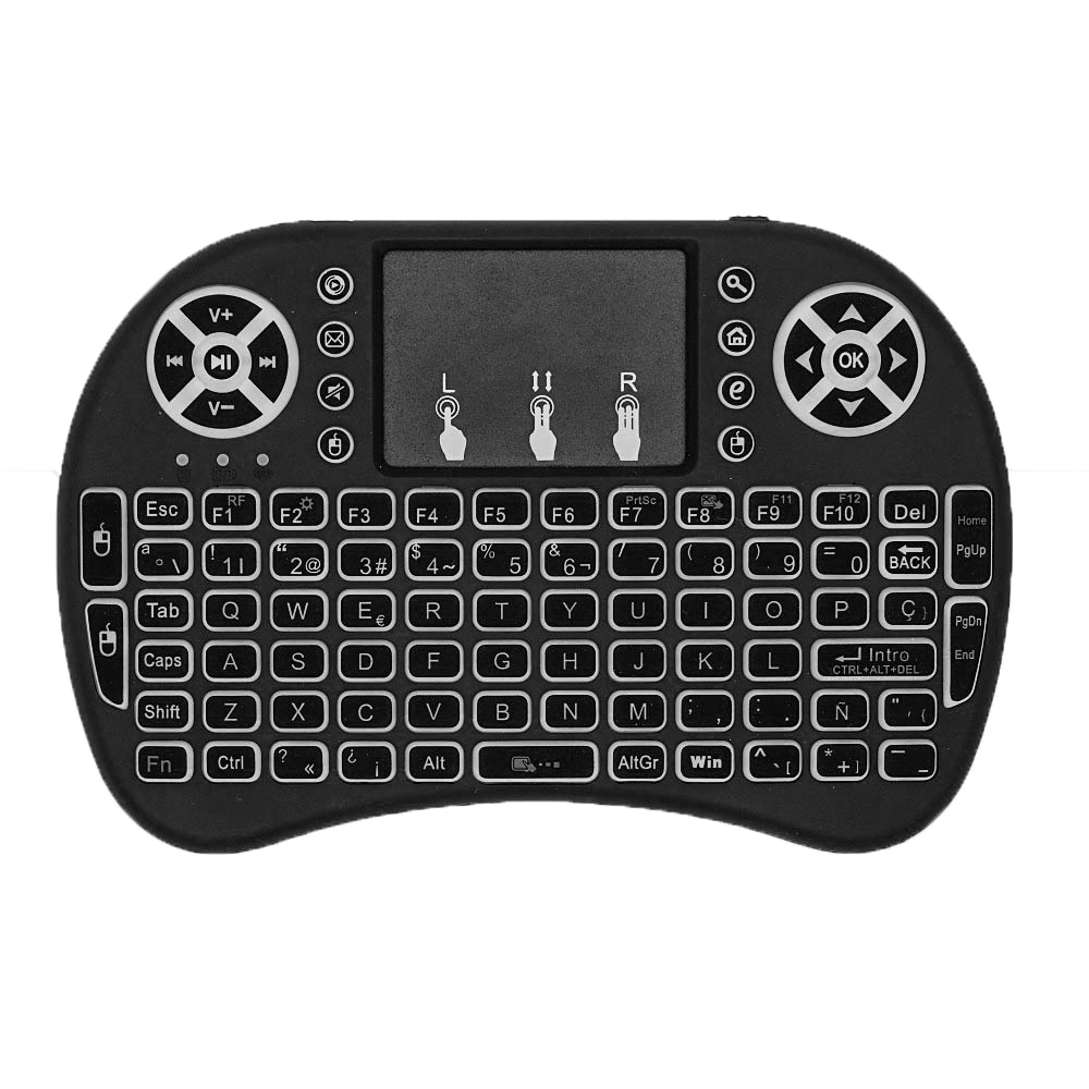 i8 Mini Keyboard 2.4GHz Wireless Keyboard Air Fly Remote Control Беспроводная клавиатура Hebrew English Russian Spanish Arabic