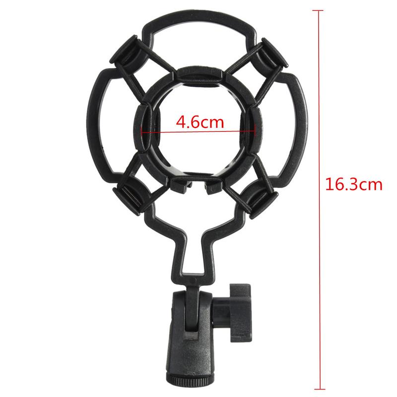 Universal Condenser Microphone Mic Shock Mount Holder Studio Recording Bracket For Large Diaphram Mic Clip