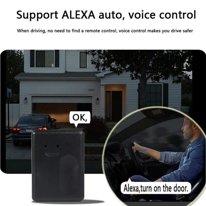 WiFi Garage Door Opener Smart Gate Door Controllor Compatible With Alexa Echo Google Home Smart Life Tuyasmart IOS Android APP