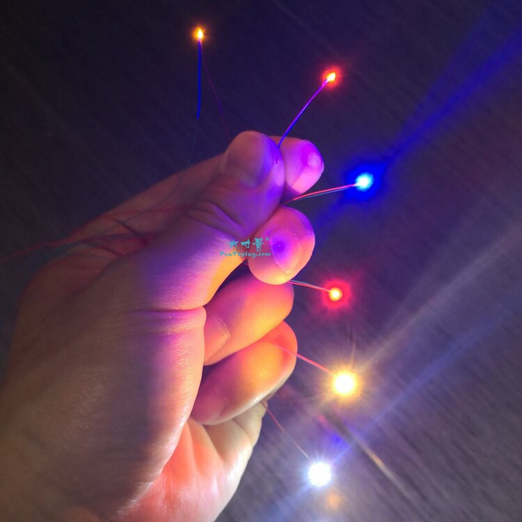 Pre-wired 3V #0402 SMD LED Blue,30cm wires pre soldered,hobby model kit/railway/railroad/starship/gundam lighting and electronic