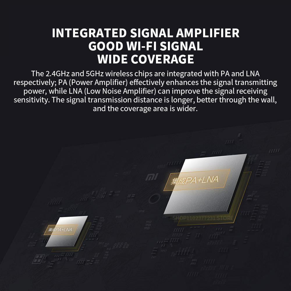 Xiaomi Mijia Router 4A Gigabit Version 2.4GHz 5GHz WiFi 1167Mbps WiFi Repeater 128MB DDR3 High Gain 4 Antennas Network Extender