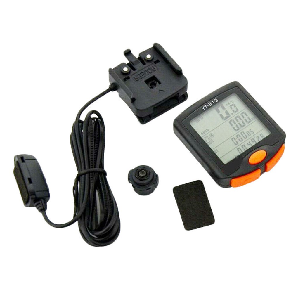 YT-813 Bike Speed Meter Digital Bike Computer Multifunction Waterproof Sports Sensors Bicycle Computer Speedometer Accessories
