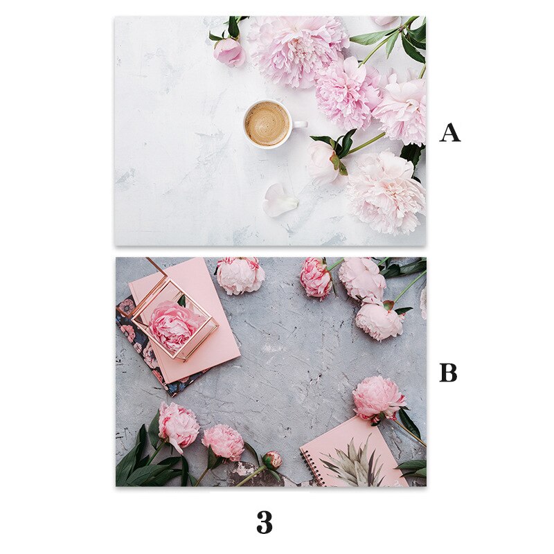 Arrière-plan de photographie Double face 57x42cm, toile de fond de table, accessoires de produits cosmétiques, séance Photo pour bijoux alimentaires: LIGHT BLUE