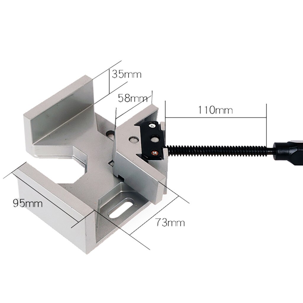 90 Degree Quick Release Corner Clamp Right Angle Welding Woodworking Photo Frame Clamping Tool Pipe Clamp