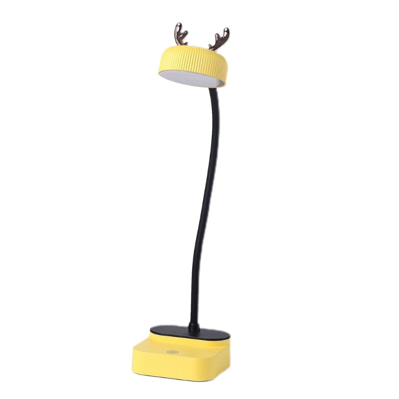 LED Desk Lamp, Touch Control Desk Lamp, 360°Flexible Desk Lamp Rechargeable Desk Lamp for students Dormitory Reading