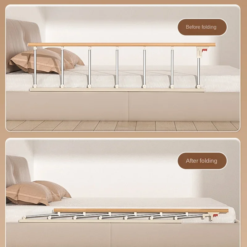 Riel de seguridad para cabecera de personas mayores, protector de cama de un solo lado, barrera anticaída para personas mayores, mango de asistencia para cama en casa
