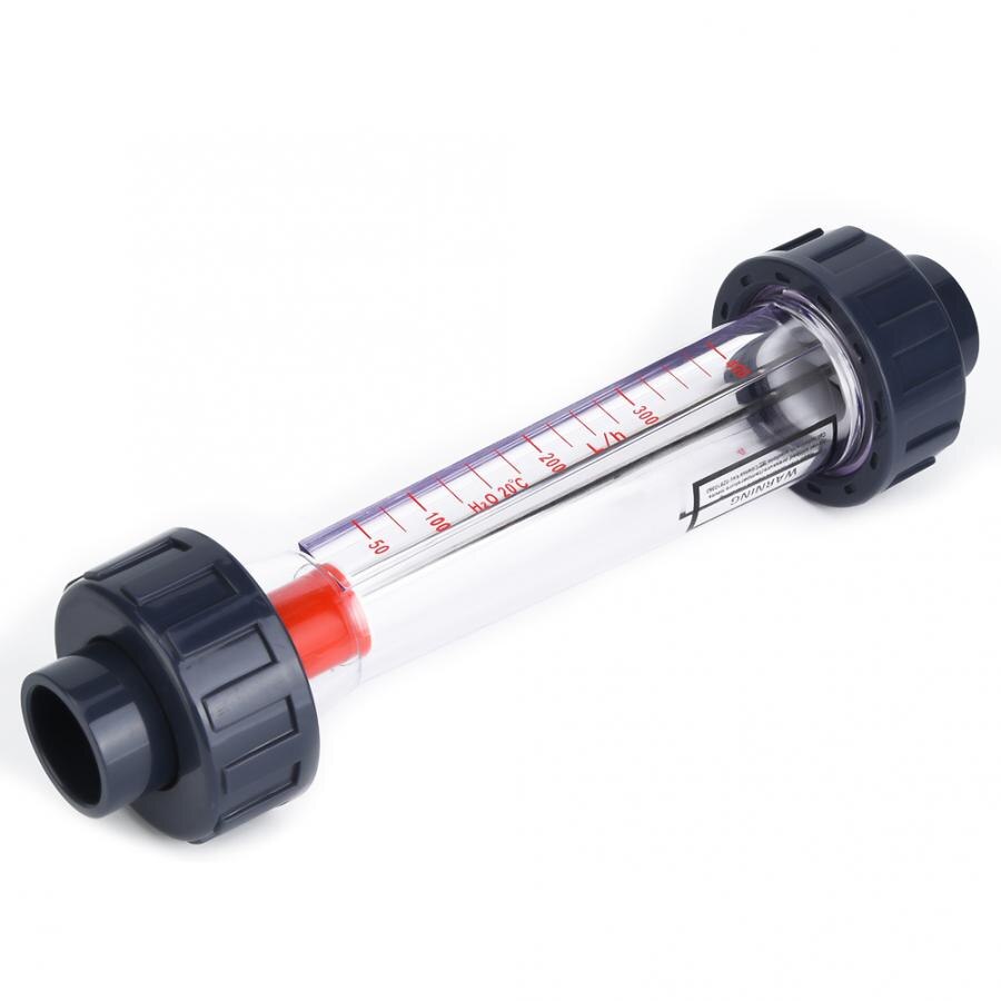 LZS-20D medidor de flujo 40-400LPH, tubo de plástico de alta precisión, rotámetro medidor de flujo de agua líquida, medidor de prueba de agua