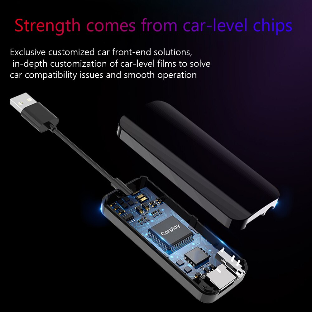Navigation Player Mini USB Car Play Stick for CarPlay Android Auto USB Wired Adapter Mic Input for Android 4.2 DVD Player