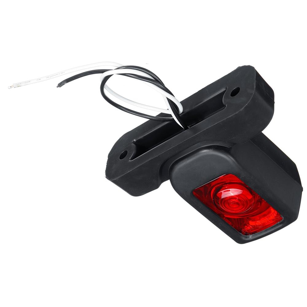 2PCS 12/24V LED Side Marker Light Universal Trucks Trailers Tractor Waterproof Turn Signal Indicator Lights