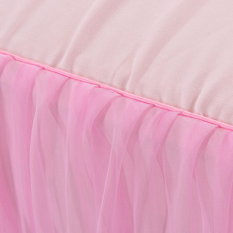 Dessus de lit en dentelle, couleur unie, couvre-lit, housse de Protection pour matelas