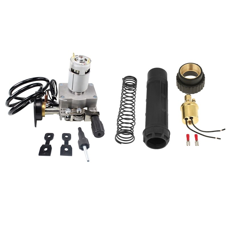 Dc 24V cable de alimentación de montaje de alambre alimentador Motor Mig máquina soldadora y conector de montaje Euro latón Mig soldadura antorcha adaptador
