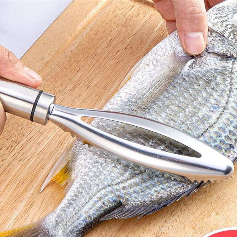 Stainless steel Fish scaling scraper for fish cleaning knife Kitchen tools accessories kitchen gadgets