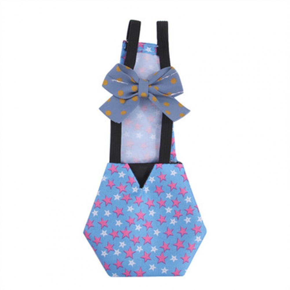 Elastic Belt Pet Poultry Bowknot Diapers Leak-proof Poultry Diaper Adjustable Poultry Chicken Cloth Diapers with Bow Tie