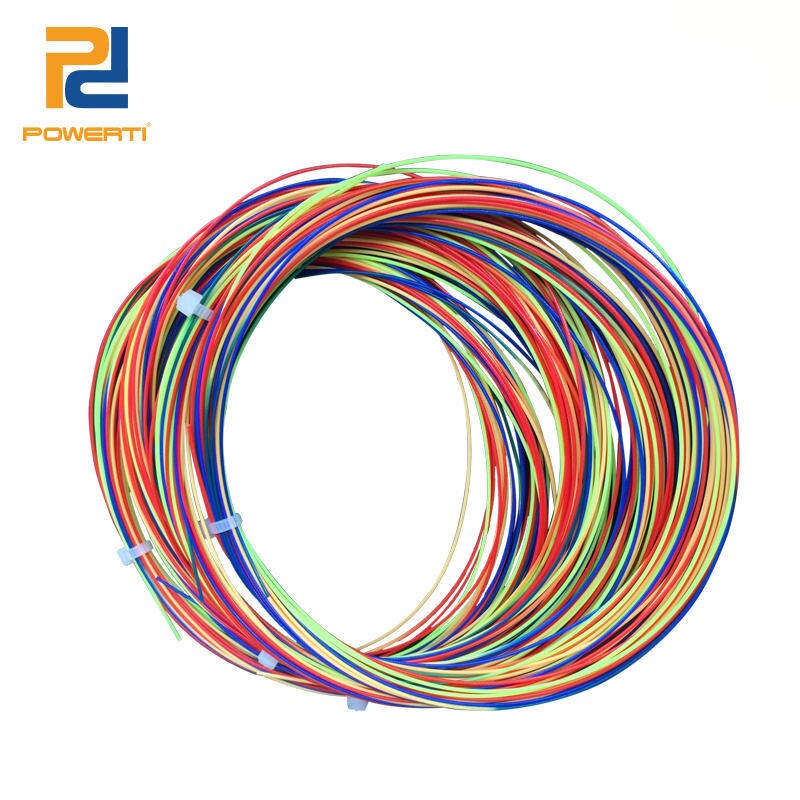 Powerti 6 Stks/partij 0.68Mm Regenboog Badminton Racket String Als NBG95 Gym Duurzaam Badminton String 22- 28 Lbs 10M