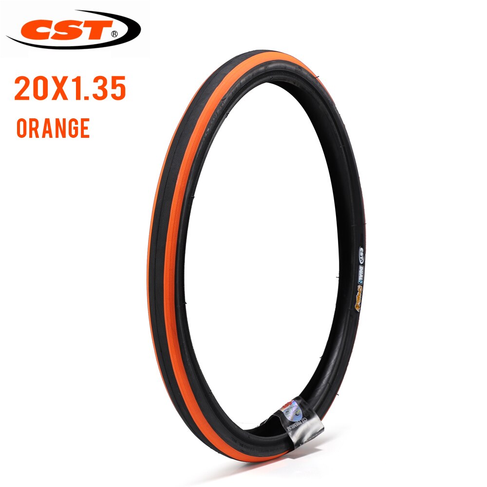 Cst Vouwfiets Band 20X1.35 32-406 60TPI Mountainbike Banden Mtb Ultralight 240G Fietsen Banden pneu 20 50-85 Psi Team: Orange  1 pcs