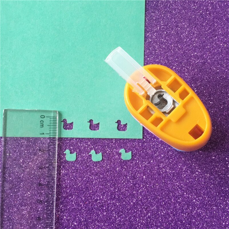 3/8 inch little Duck paper cutter school craft punch perfurador scrapbook hole punch for kids furador diy puncher