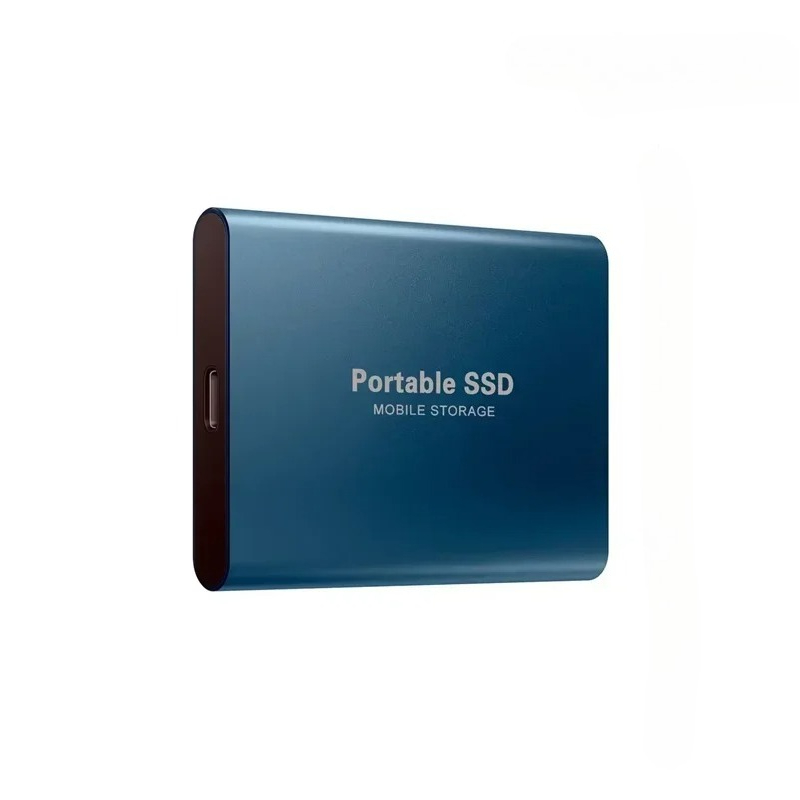 Externe Festplatte Tragbare SSD 16 TB Externes fest-Zustand-Laufwerk USB 3.0 Typ C Festplatte Hochgeschwindigkeitsspeicher für PC-Telefon 16 15: Blau