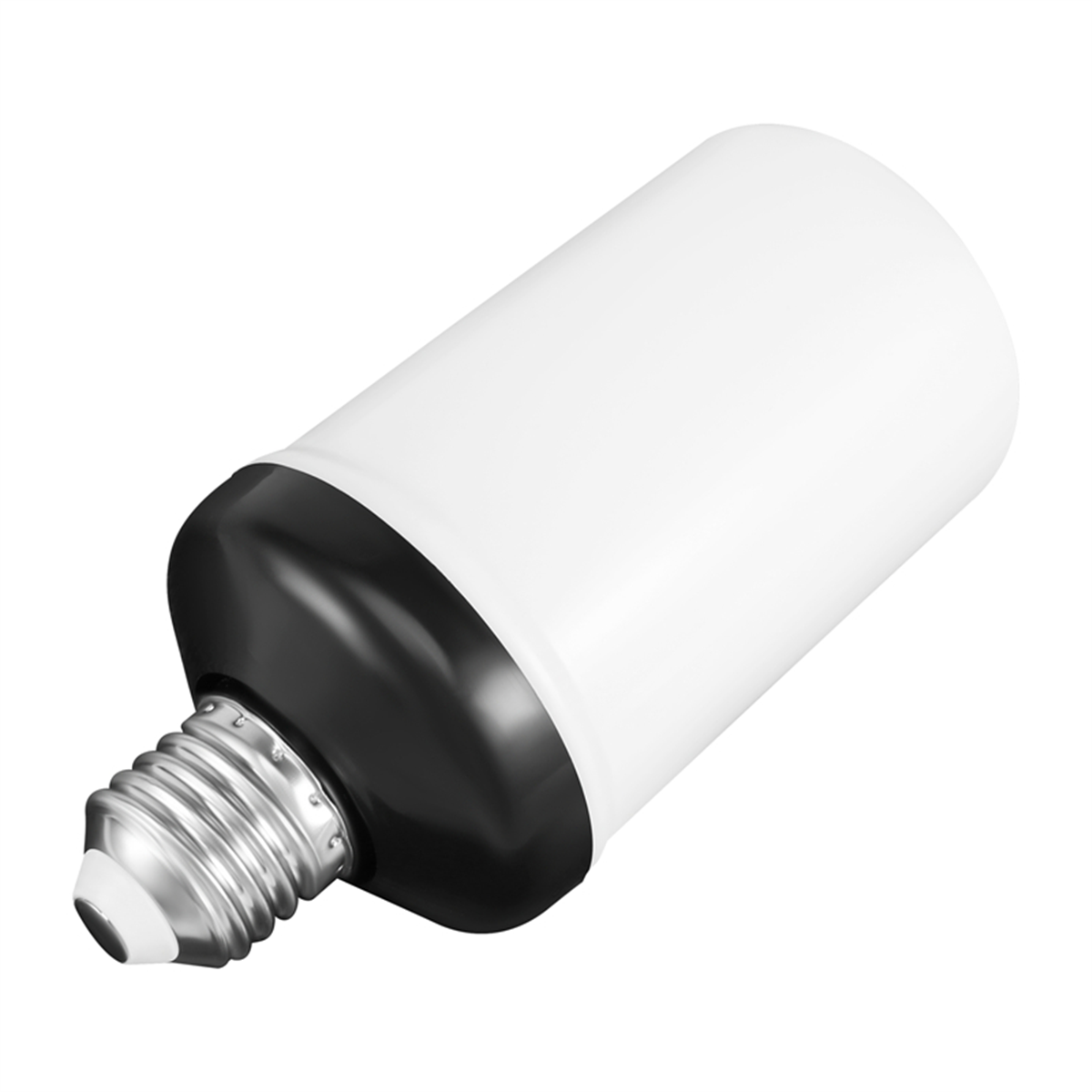 LED-Glühbirne mit Flammeneffekt, E27, dekorative flackernde realistische Feuerlichtbirne, Festival-Dekorationslampe, Schwarz-B