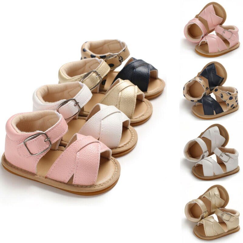Zomer Kinderen Schoenen Mode Pu Leer Zoete Kinderen Sandalen Voor Meisjes Peuter Baby Ademend Hollow Out Schoenen 0-18M