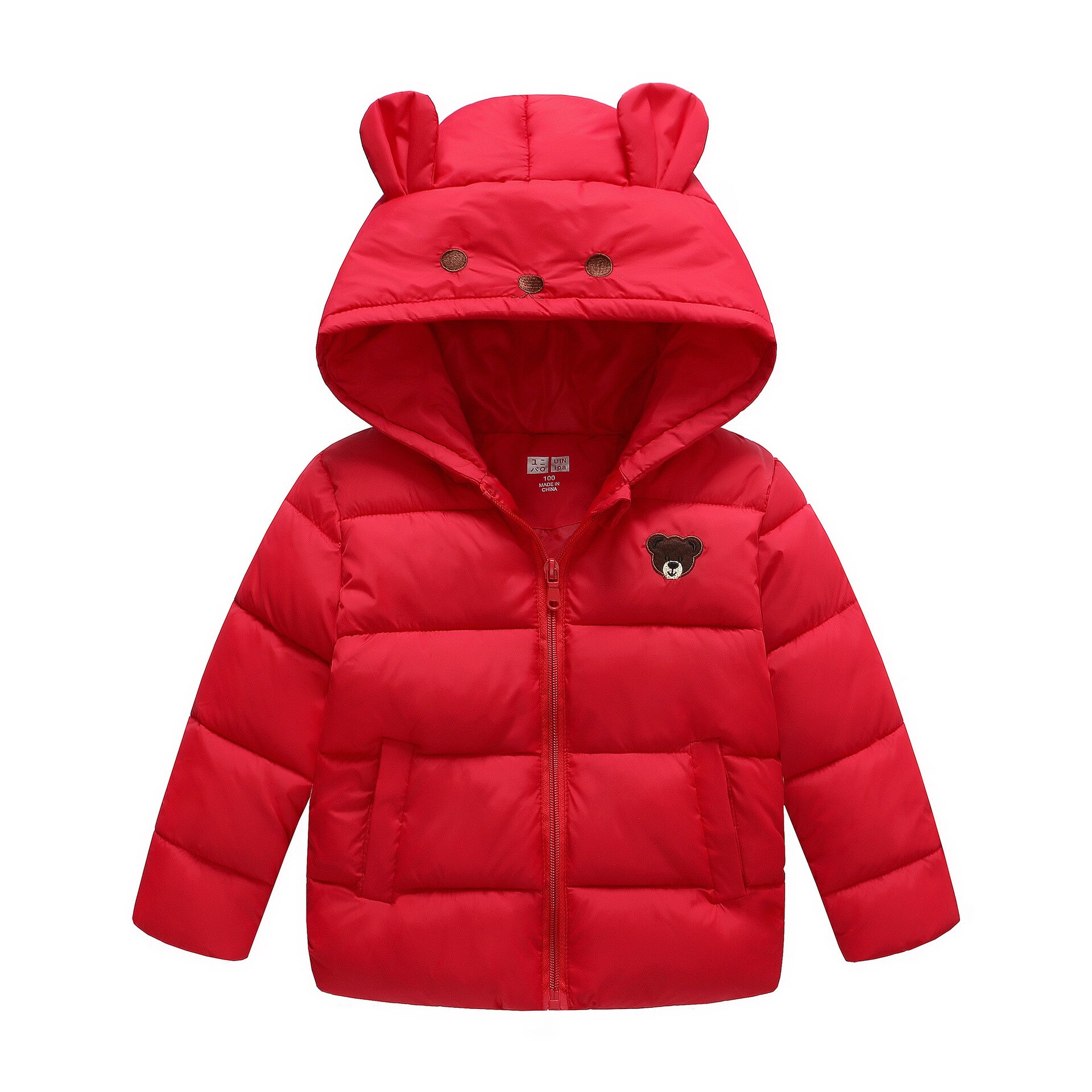 Nouveaux enfants coton vêtements enfants manteau de coton