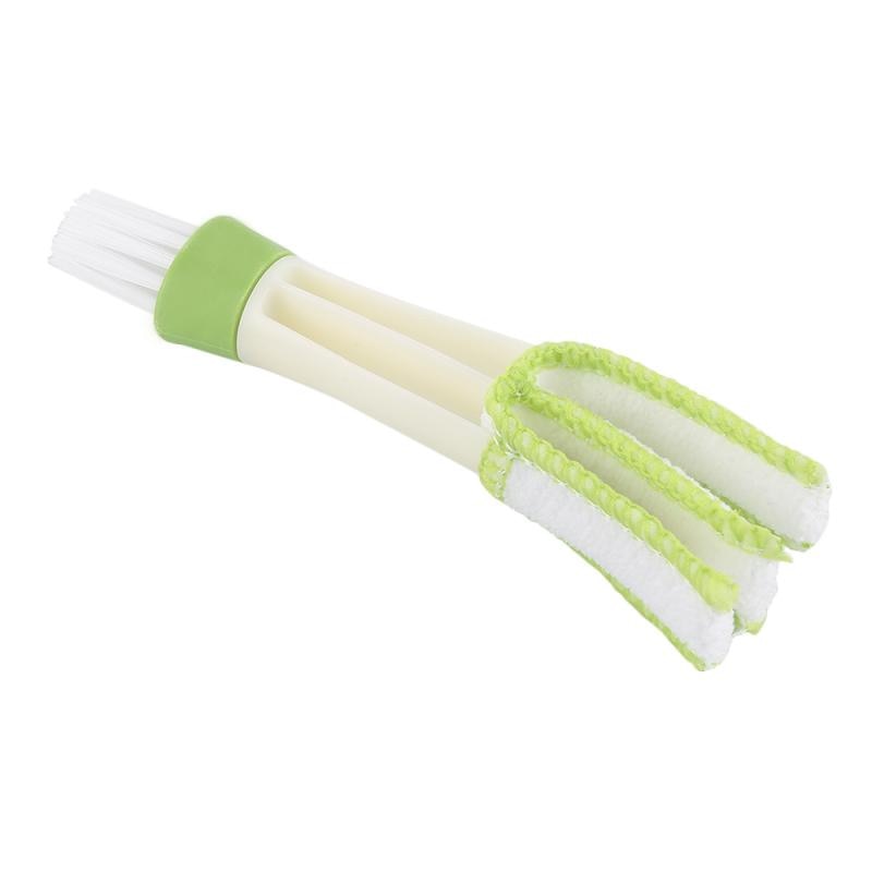 1pcs 2 In 1Car Brush Cleaning Tool Car Detailing Cleaning Car Air-conditioner Outlet Multi-purpose Brush Car Cleaning Tools: C