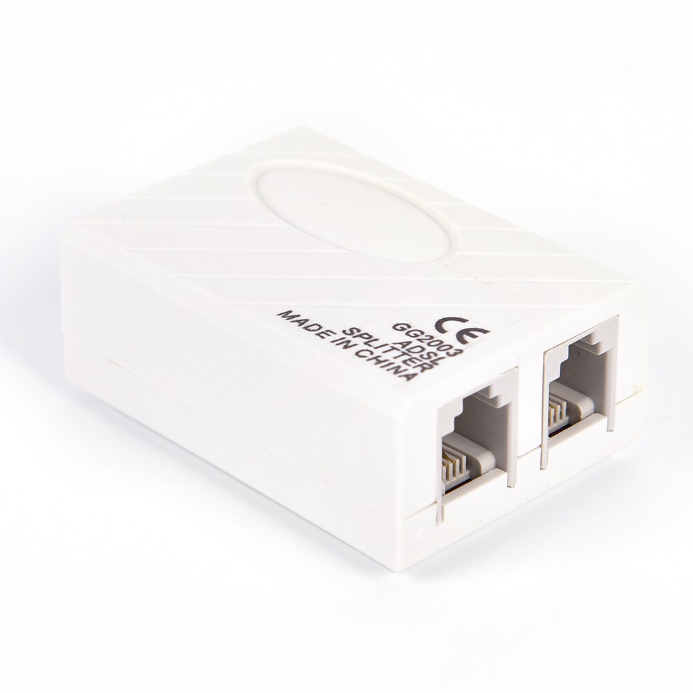 Korkealaatuinen puhelin  rj11 -linjainen adsl-faksimodeemi laajakaistapuhelinlinjan suodatinjakaja-adapteri