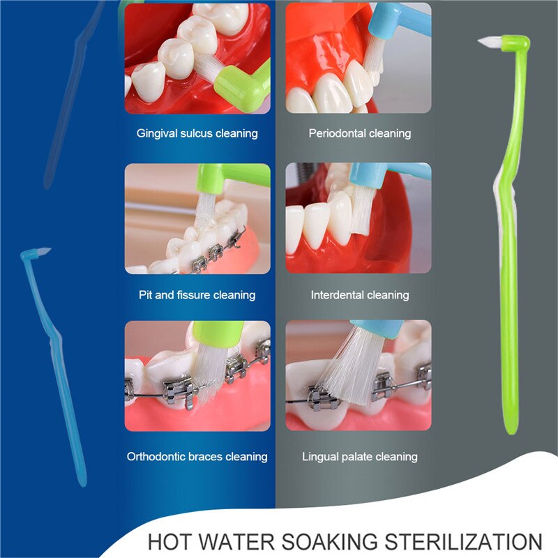 Y-kelin U-shaped small head Orthodontic Toothbrush Soft Bristle orthodontia teeth brush brace toothbrush