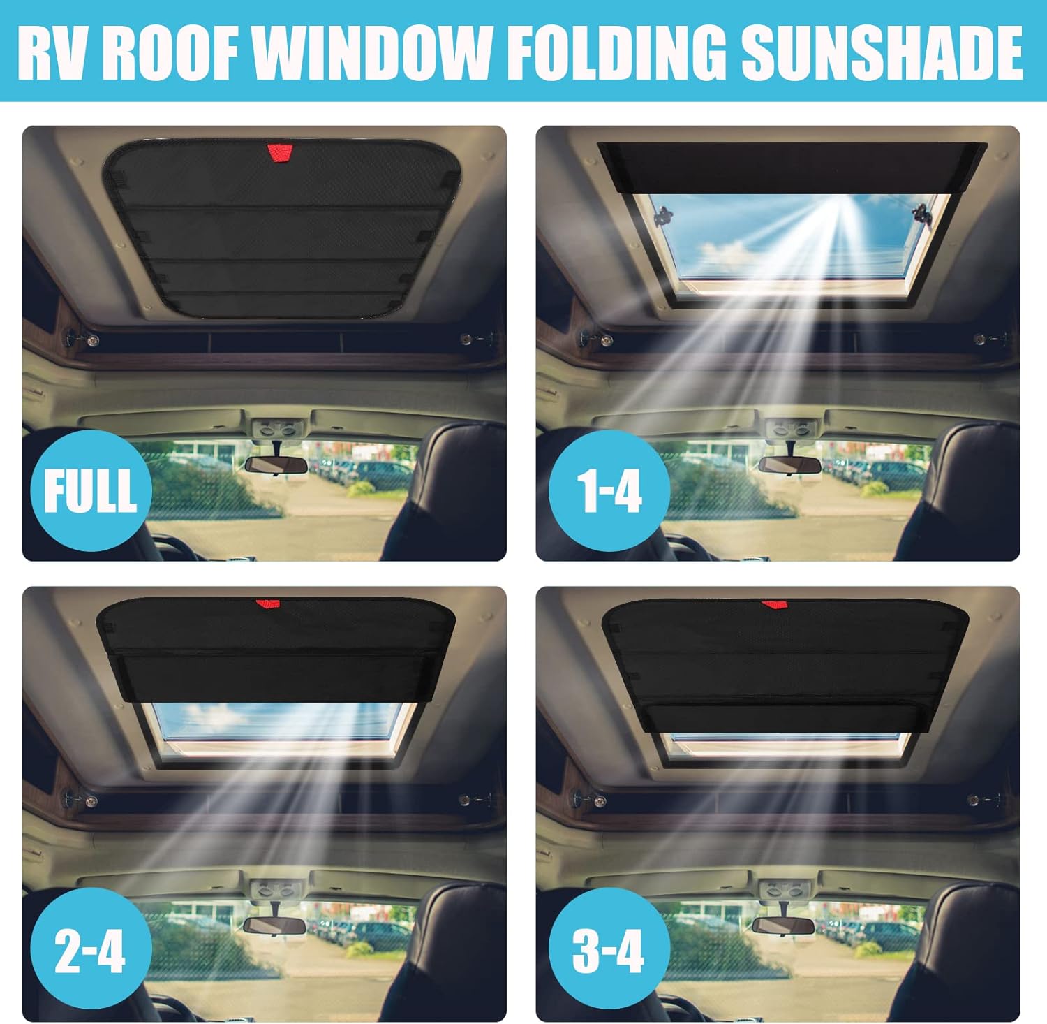 1Set Faltbare Caravan Fenster Schatten Wasserdichte Blackout Belüftung Abdeckung UV Strahlen Schutz Camper Anhänger Fan Vent Abdeckung