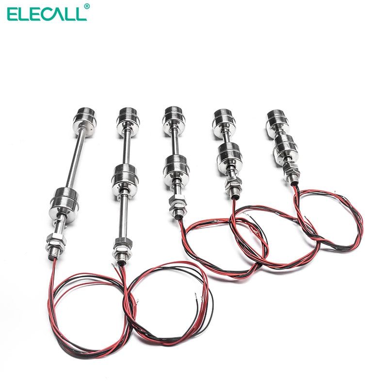 Elecall Vlotterschakelaar Rvs Tank Pool Water Level Liquid Sensor Niveau Controller 120Mm 110V 220V