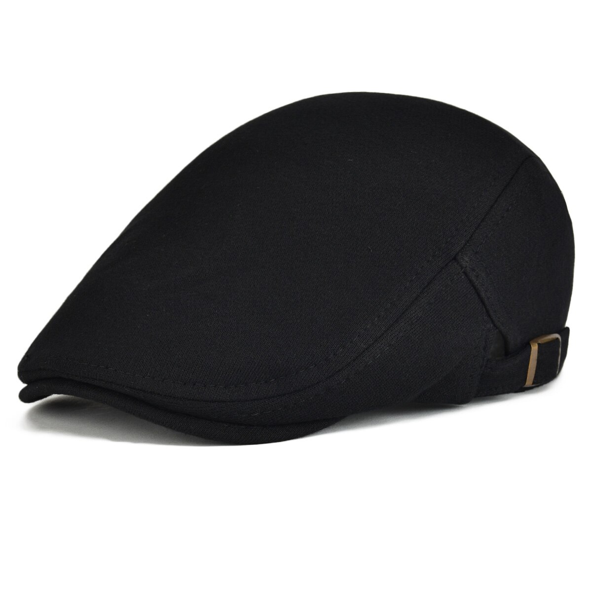 VOBOOM Cotton Irish Cap Golf Ivy Jeff Caps Men Women Cabbie Newsboy Driver Hat 039: black