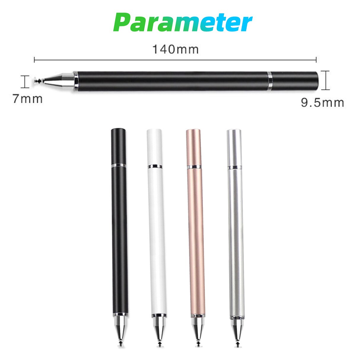 ANKNDO Stylus Pen For Smartphones 2 in 1 Touch Pen for iPad Xiaomi Tablet Screen Pen for Mobile Android Pencil Accessories