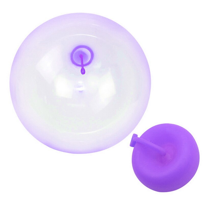 Strand Bubble Bal Transparante Bubble Ballon Water Lucht Vullen Bubble Ballen Speelgoed Opblaasbare Bouncy Ballon Voor Kids Volwassenen, 40C: Paars